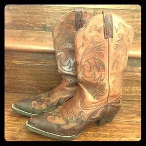 Brown Ariat Cowboy Boots